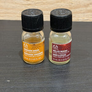 The Body Shop Fragrance Oils RETIRED Mandarin Ginger Mulled Berries READ